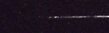 Unprocessed fireball image