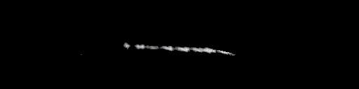 Processed fireball image