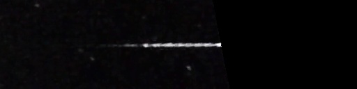 Unprocessed fireball image