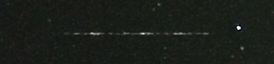 Unprocessed fireball image