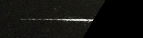 Unprocessed fireball image