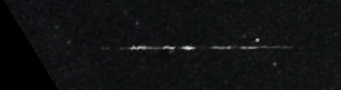 Unprocessed fireball image