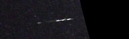 Unprocessed fireball image