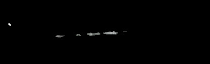 Processed fireball image