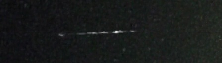 Unprocessed fireball image