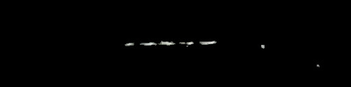 Processed fireball image