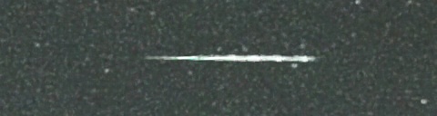 Unprocessed fireball image