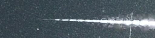 Unprocessed fireball image