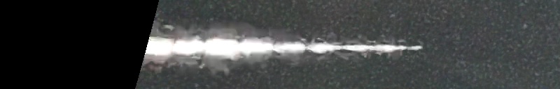 Unprocessed fireball image