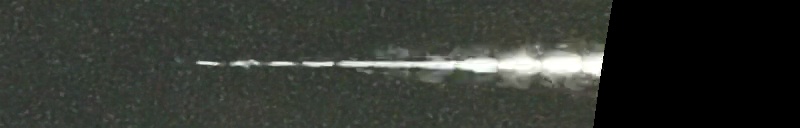 Unprocessed fireball image