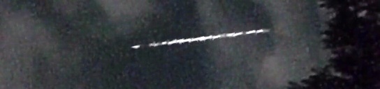 Unprocessed fireball image