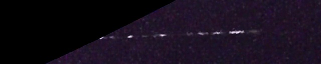 Unprocessed fireball image