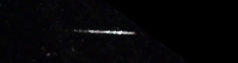 Unprocessed fireball image