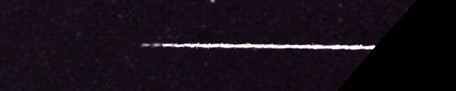 Unprocessed fireball image