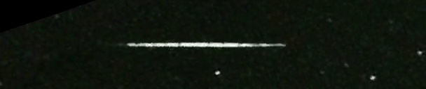 Unprocessed fireball image