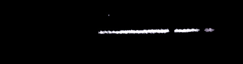 Processed fireball image