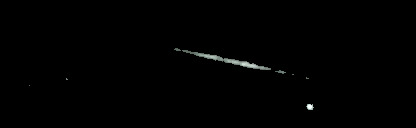 Processed fireball image