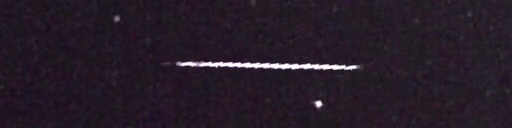 Unprocessed fireball image