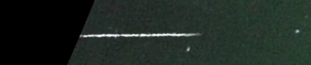 Unprocessed fireball image