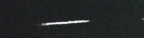 Unprocessed fireball image