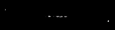 Processed fireball image