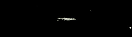 Processed fireball image