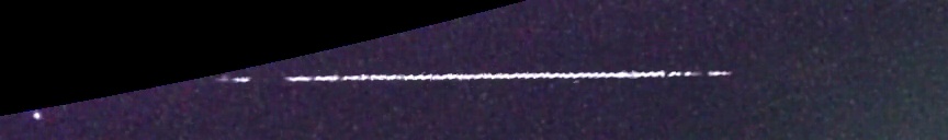 Unprocessed fireball image