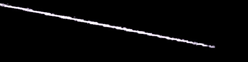 Processed fireball image