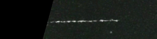 Unprocessed fireball image