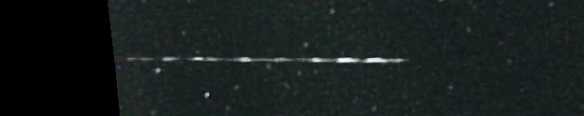 Unprocessed fireball image