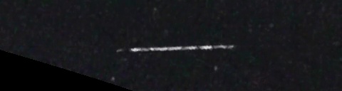 Unprocessed fireball image