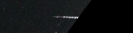 Unprocessed fireball image