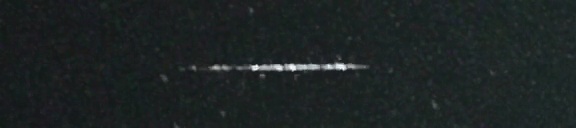 Unprocessed fireball image