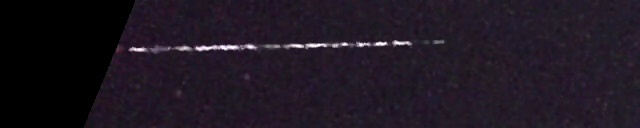 Unprocessed fireball image