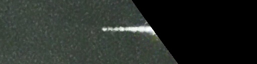 Unprocessed fireball image