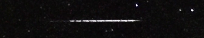 Unprocessed fireball image