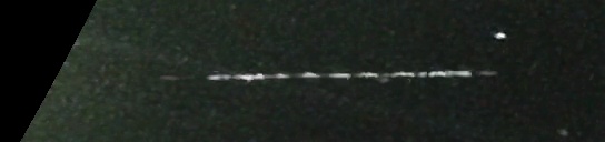 Unprocessed fireball image