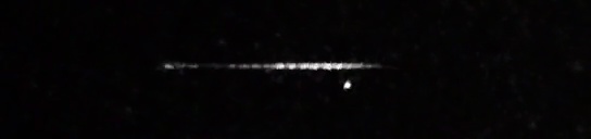 Unprocessed fireball image