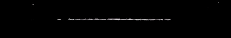 Processed fireball image