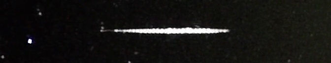 Unprocessed fireball image