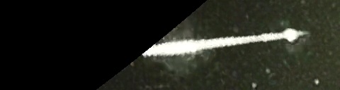 Unprocessed fireball image