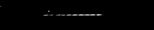 Processed fireball image