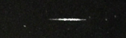 Unprocessed fireball image