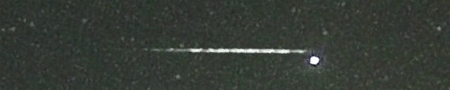 Unprocessed fireball image