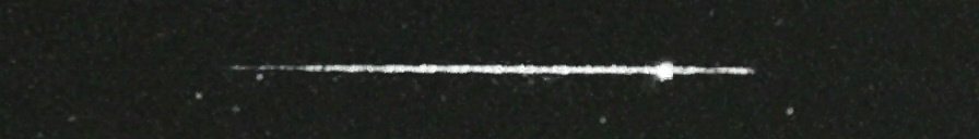 Unprocessed fireball image