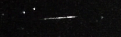 Unprocessed fireball image