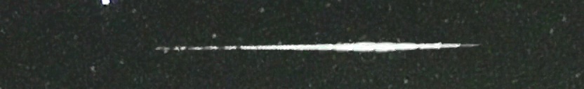 Unprocessed fireball image