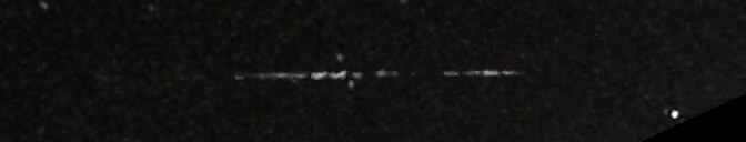 Unprocessed fireball image