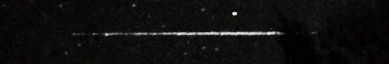 Unprocessed fireball image