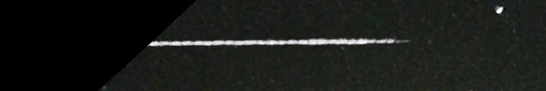 Unprocessed fireball image